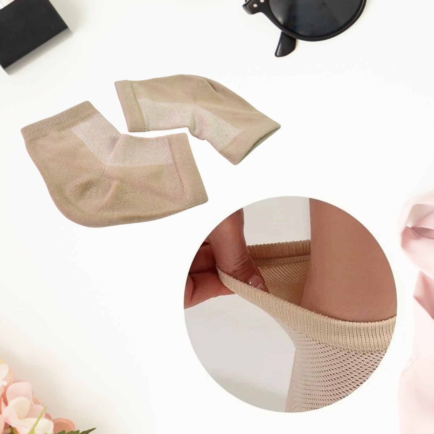 Heel Socks Overnight Heels While You Sleep (1 Pair  Mix Color) Heel Socks Overnight Heels While You Sleep (1 Pair  Mix Color)